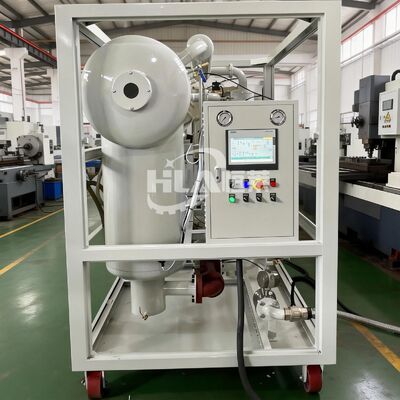 Plage de viscosité de l'huile 10-400 CSt Machine de filtration d'huile de turbine avec dégazage de l'huile de turbine et valeur de désémulsification inférieure à 15min GBF 7305