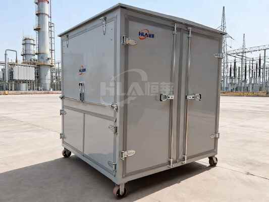 Double Vacuum Pumps Transformer Oil Purifier Featuring Double Stage Filtration Stage Ensuring Transformer Oil Purification Process