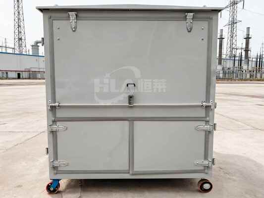 Yağ Arıtma Makinesi Özellikli Online Nem Test Cihazı Transformatör Yağı Üç Kademeli Filtre Elemanları ve Çift Vakum Pompaları ile