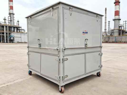 Yağ Arıtma Makinesi Özellikli Online Nem Test Cihazı Transformatör Yağı Üç Kademeli Filtre Elemanları ve Çift Vakum Pompaları ile