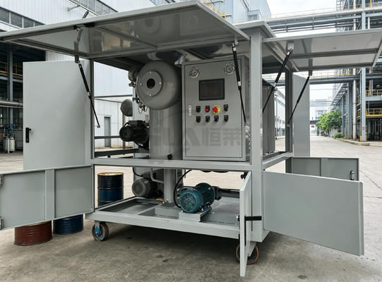 Machine de purification d'huile à transformateur automatique avec construction en acier inoxydable et en acier au carbone conçue pour le traitement des huiles