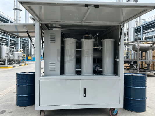 Machine de purification d'huile à transformateur automatique avec construction en acier inoxydable et en acier au carbone conçue pour le traitement des huiles