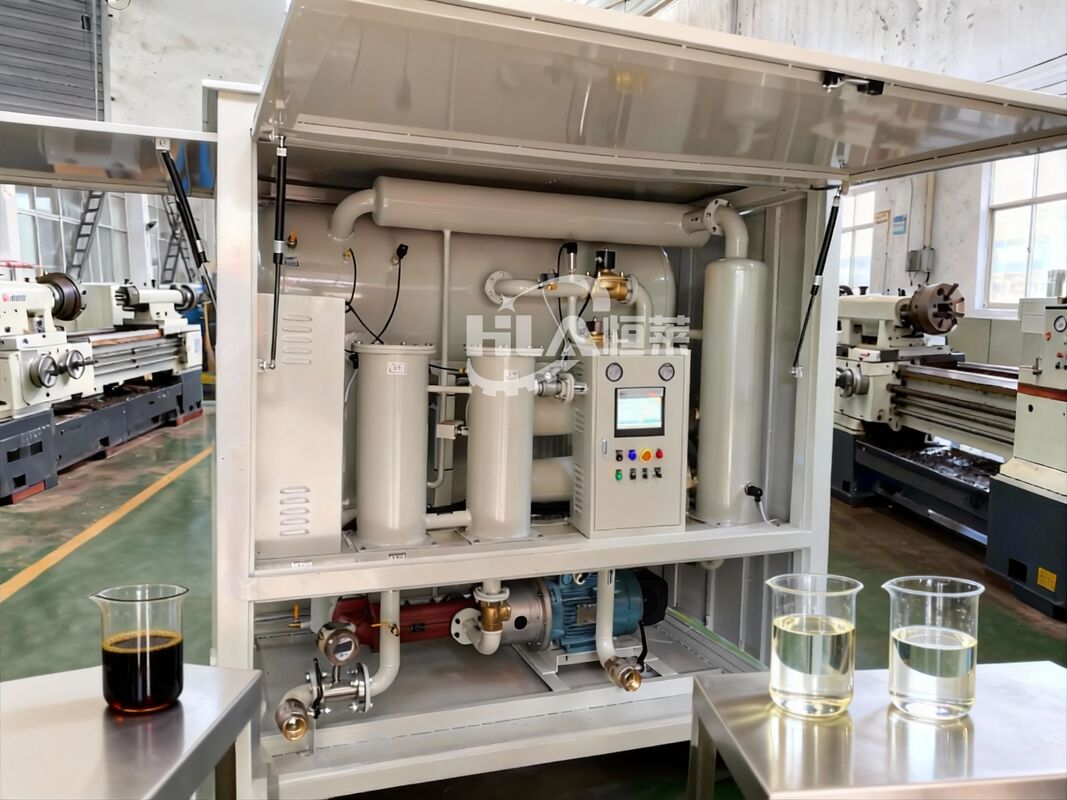 Emulsification Value ≤15min GBF 7305 turbine oil filtration systems offering filtering precision ≤3 micron to improve oil and turbine reliability
